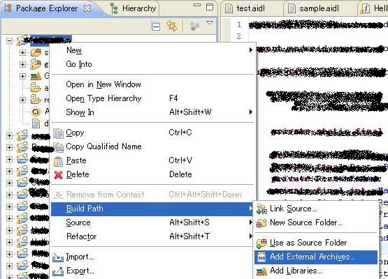 jarファイルで提供されているライブラリのインポート方法